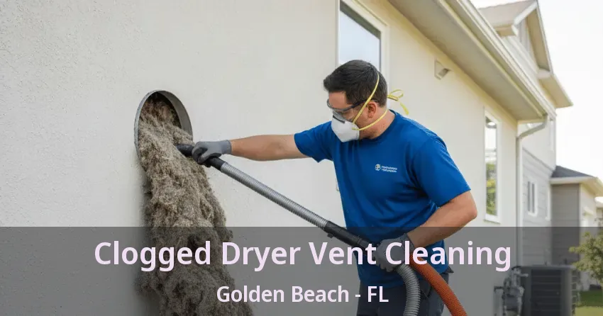 Clogged Dryer Vent Cleaning Golden Beach - FL