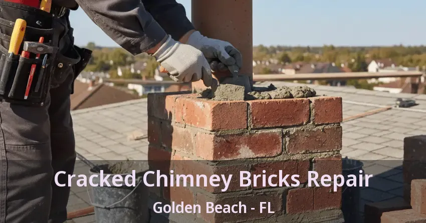 Cracked Chimney Bricks Repair Golden Beach - FL