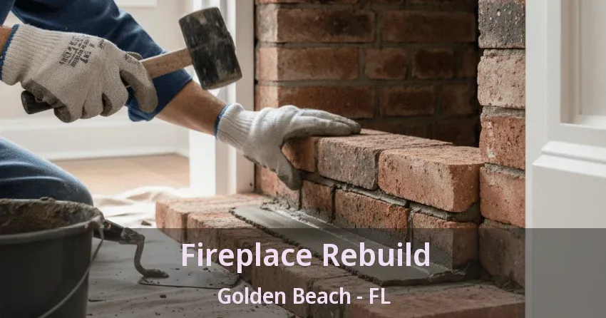 Fireplace Rebuild Golden Beach - FL