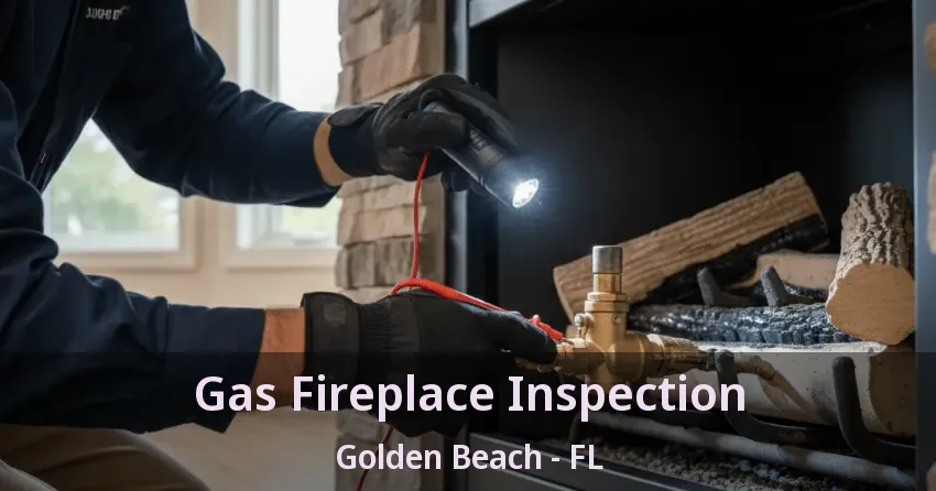 Gas Fireplace Inspection Golden Beach - FL