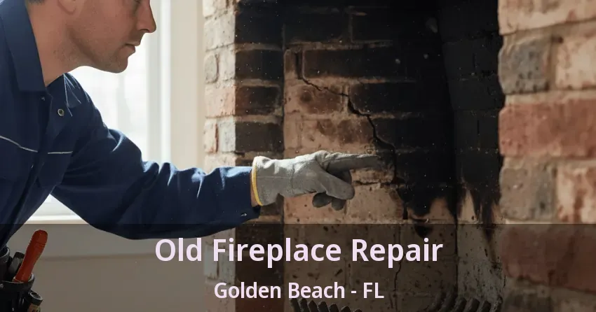 Old Fireplace Repair Golden Beach - FL