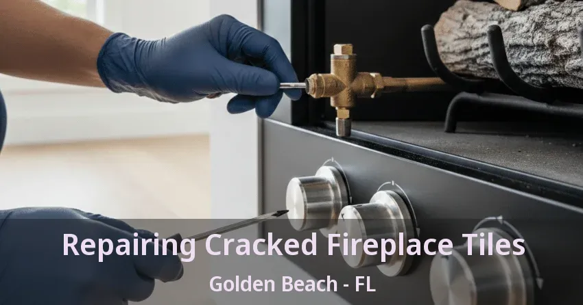 Repairing Cracked Fireplace Tiles Golden Beach - FL