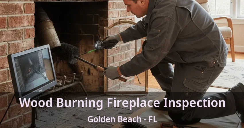 Wood Burning Fireplace Inspection Golden Beach - FL